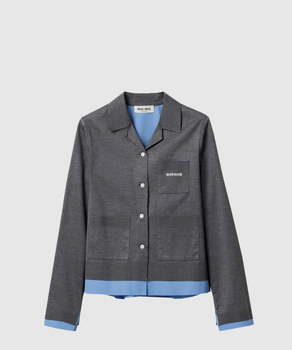 니트 및 포플린 셔츠