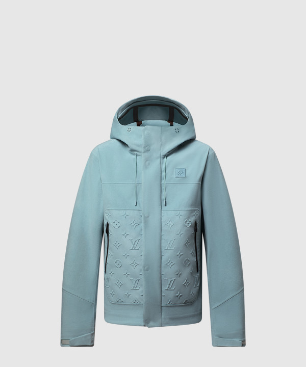 테크니컬 벨벳 레인 재킷