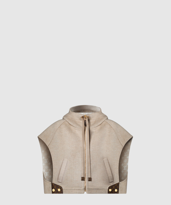 더블 페이스 오픈 암 재킷