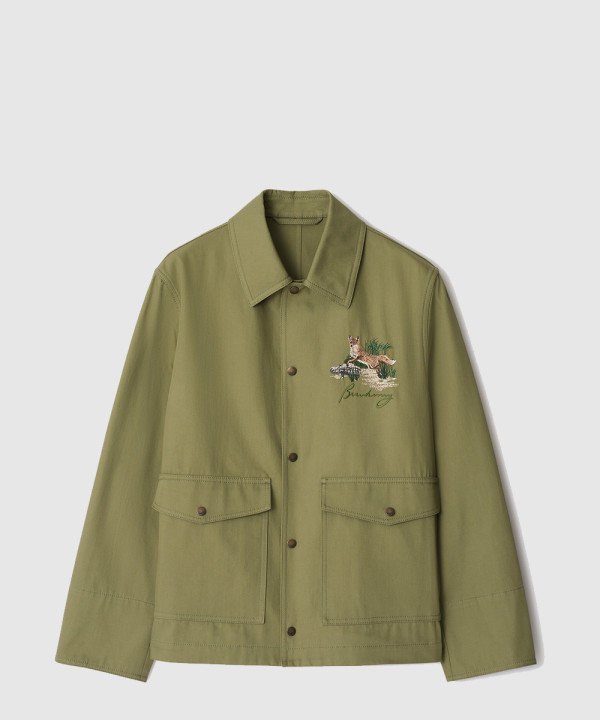 폭스 개버딘 재킷